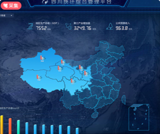 蘭亭妙微ui設(shè)計-超圖集團四川統(tǒng)計綜合管理平臺大屏界面設(shè)計